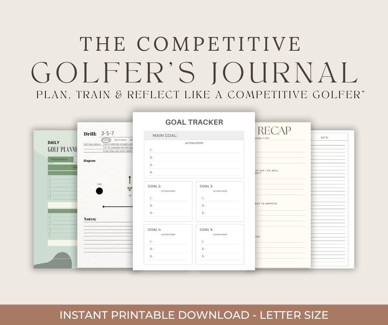 Das Journal des konkurrenzfähigen Golfers Bild 1