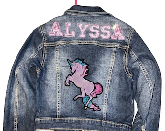 Unicorn sequin jacket