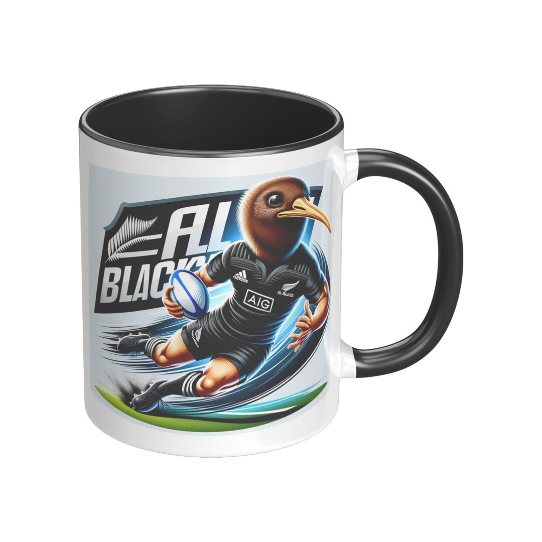 New Zealand All Blacks Coffee Mugs Etsy