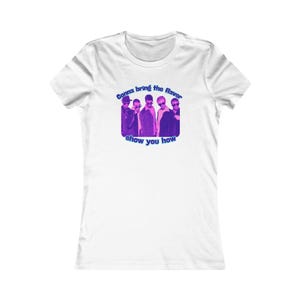 Backstreet Boys Gonna Bring the Flavor Show You How Shirt 90s Boy Band Womens Tee Vintage Pop Music Slim Fit Top Concert Outfit Gift for Her