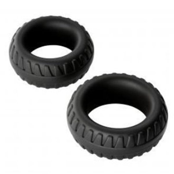 Cloud 9 Pro Rings Liquid Silicone Tires 2 Pack Black