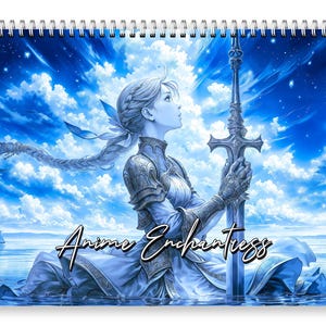 2027 Anime Enchantress Wall Calendar by Kaleidoscope Artisan – Fantasy Anime Art with Holidays