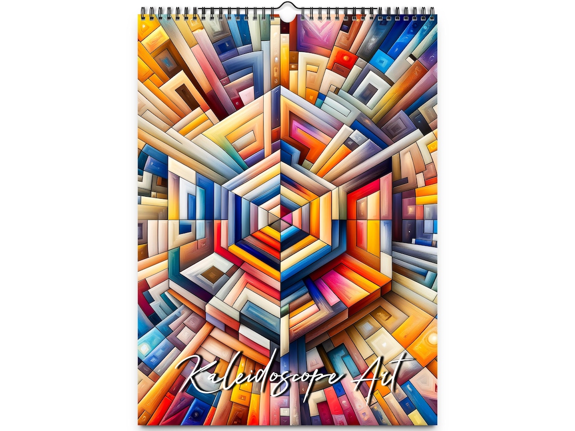 2026 Kaleidoscopic Art Wall Calendar by Kaleidoscope Artisan – Colorful ...