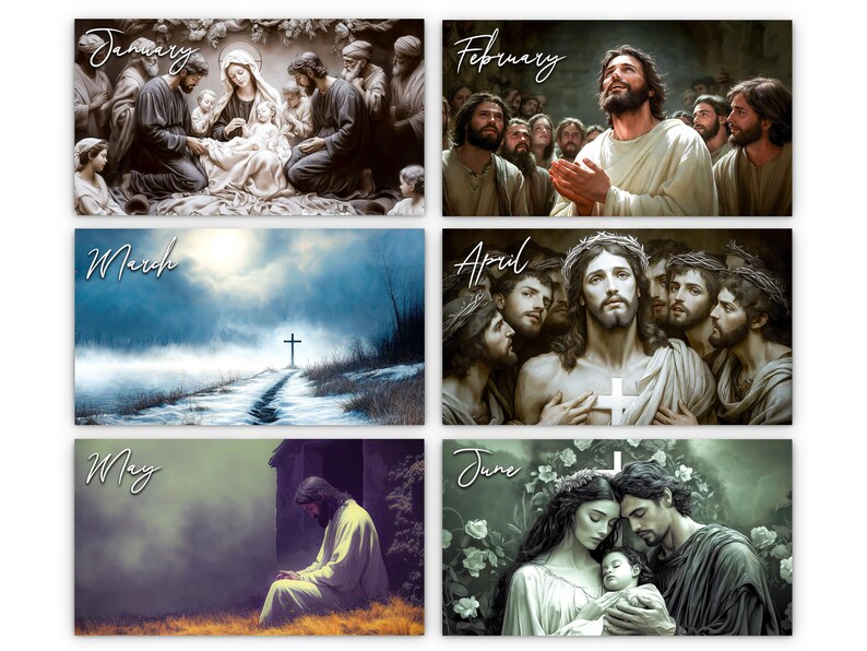 2026 Light of Jesus Wall Calendar by Kaleidoscope Artisan ...