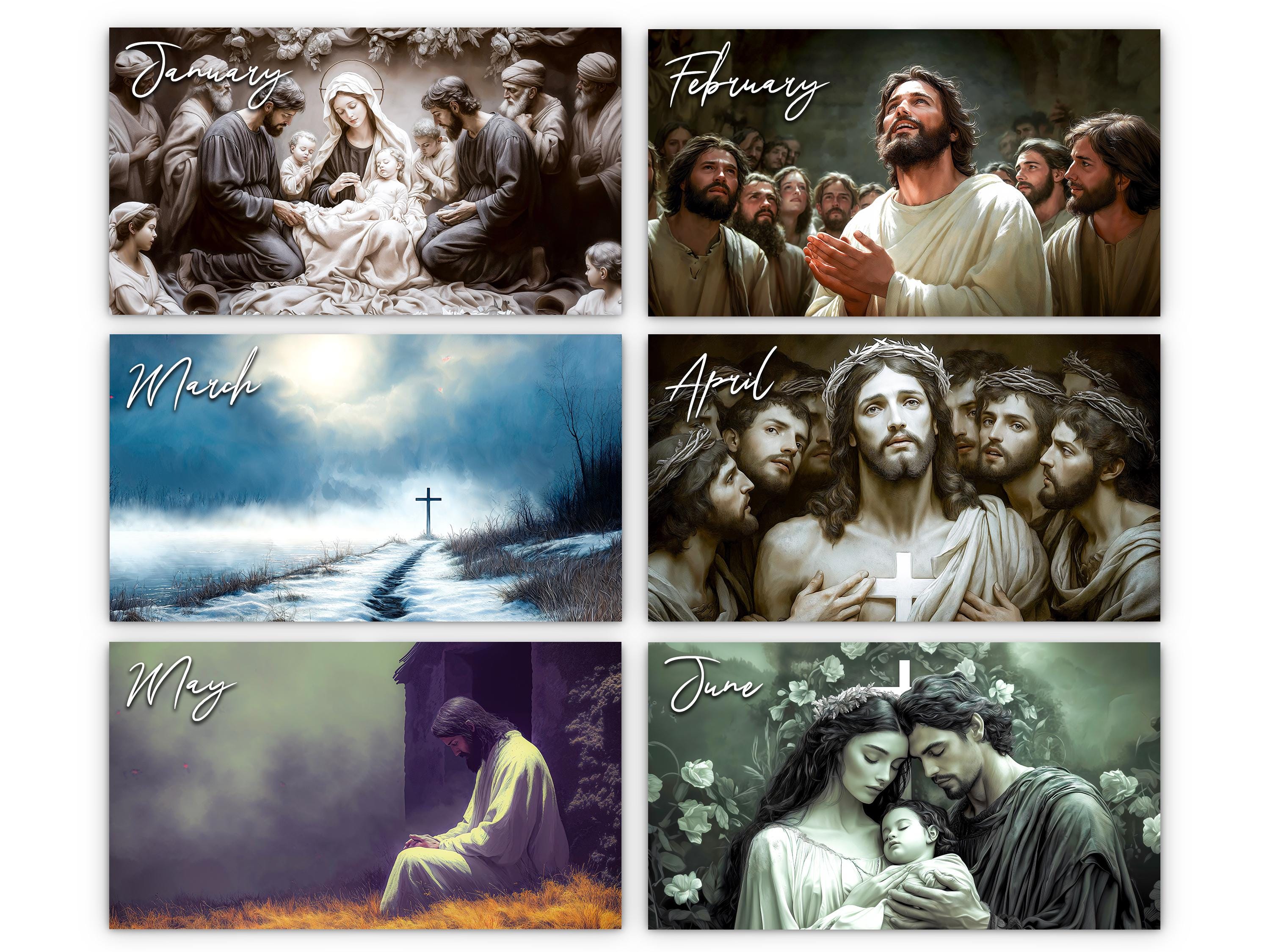 2026 Light of Jesus Wall Calendar by Kaleidoscope Artisan ...