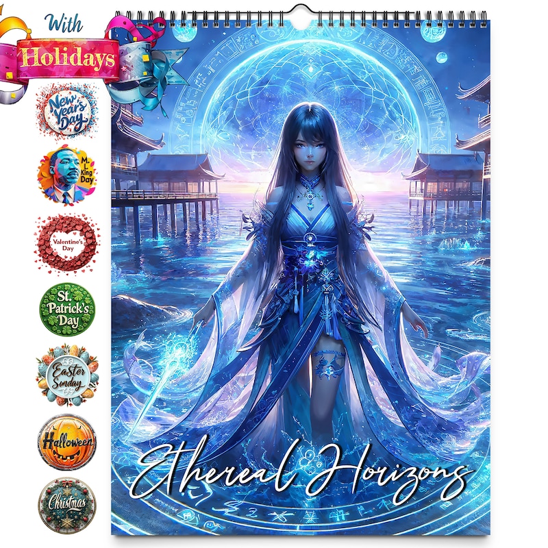 2025 Anime Calendar Etsy