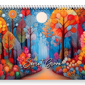 2027 Secret Grove Wall Calendar by Kaleidoscope Artisan - Enchanted Nature with Holidays