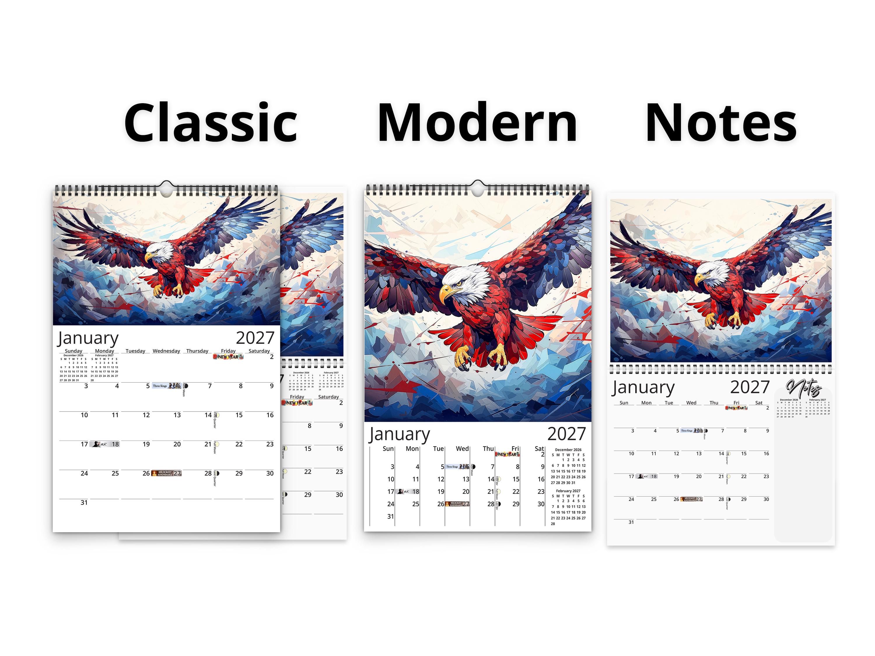 2027 Alaska Wildlife Wall Calendar by Kaleidoscope Artisan – Vibrant ...