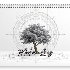 2027 Modern Lines Wall Calendar by Kaleidoscope Artisan - Refined Minimalism with Holidays
