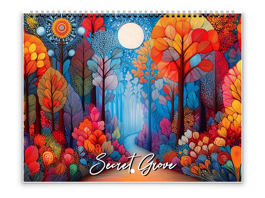 2026 Secret Grove Wall Calendar