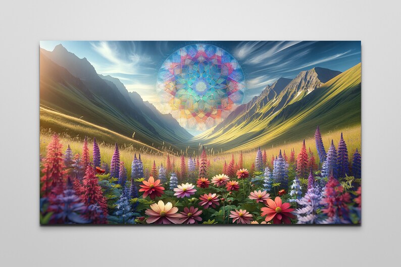 Kaleidoscope Artisan Wall Calendar 2024 Mountain Wildflowers Etsy