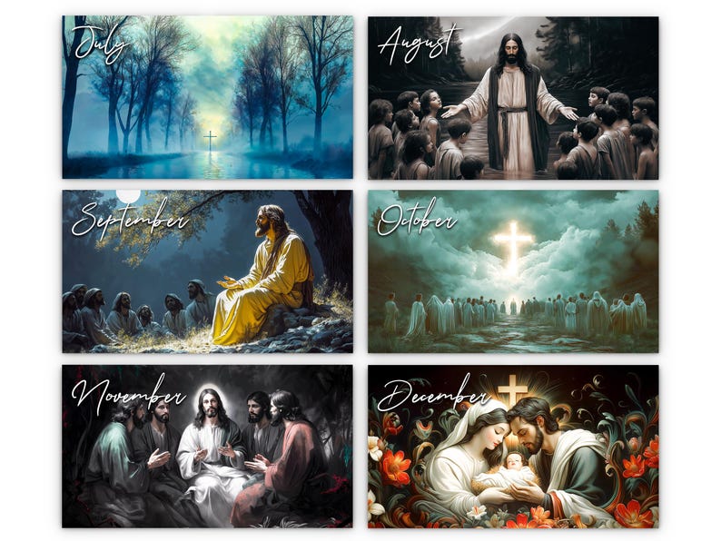 2026 Light of Jesus Wall Calendar by Kaleidoscope Artisan ...