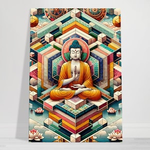 Kaleidoscope Artisan High Quality Canvas - Zen