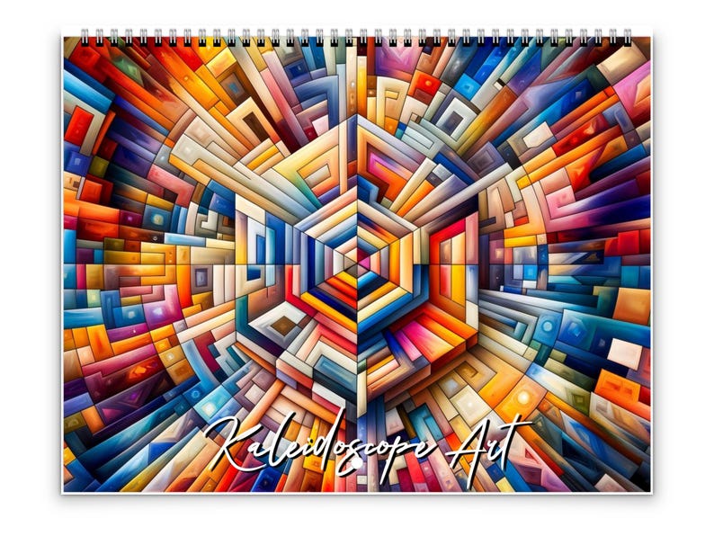 2026 Kaleidoscopic Art Wall Calendar by Kaleidoscope Artisan – Colorful ...