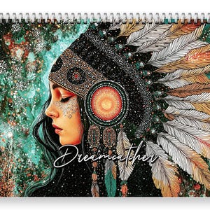 2027 Dreamcatcher Wall Calendar by Kaleidoscope Artisan - Mystical Spirit with Holidays