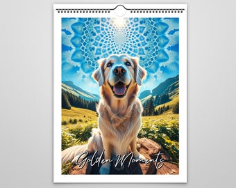 Kaleidoscope Artisan Wall Calendar 2024 - A Year with Golden Moments