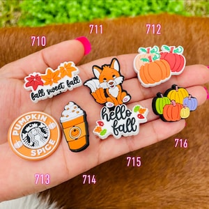 Fall Charms , Shoe Charms, Gifts for her, gifts for him