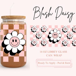 Uv dtf libbey glass can wrap - ready to apply - peel & stick