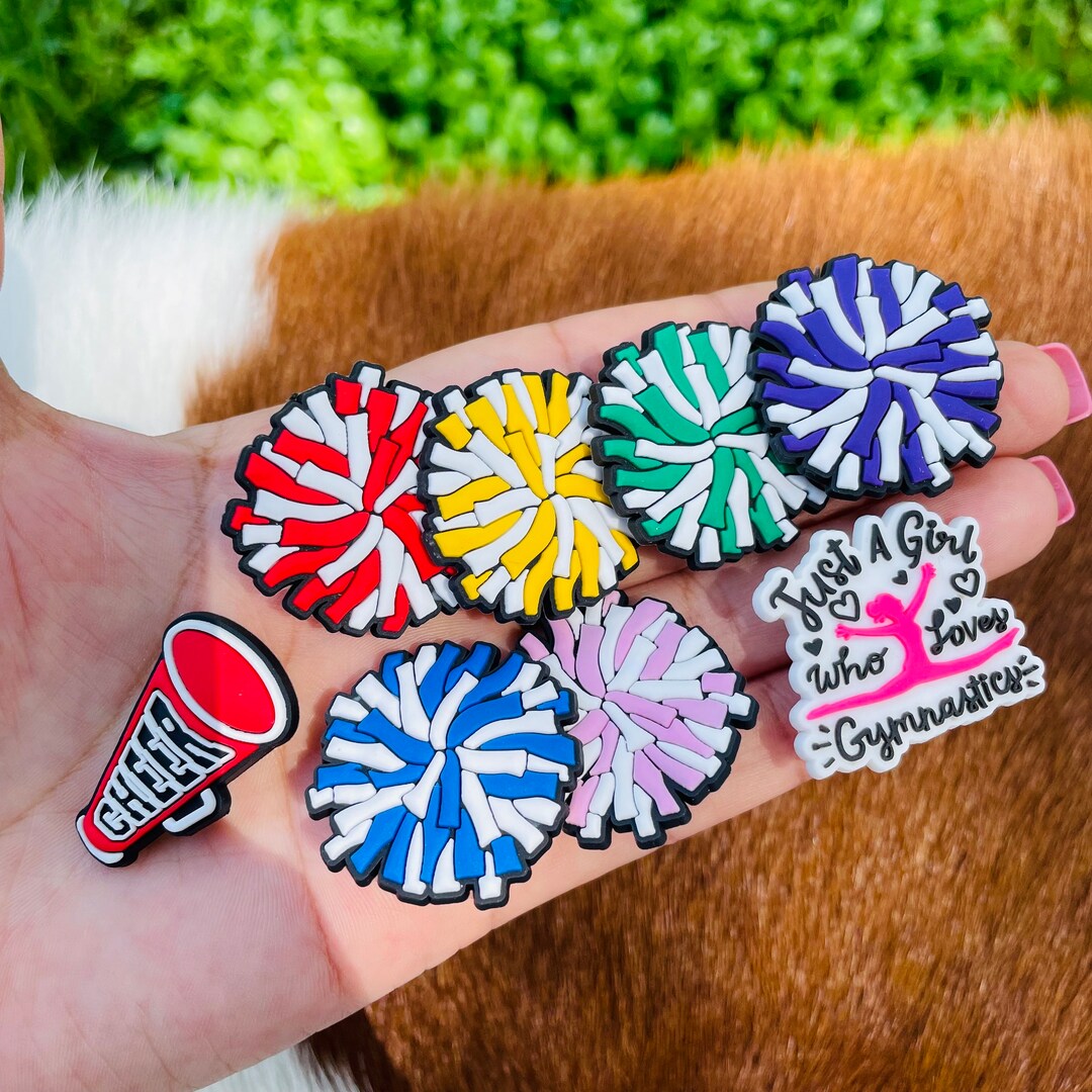 Cheer Charms, Pom Pom Charms,shoe Charms, Cute Charms, Girly Charms