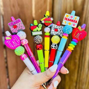 Teacher Gifts, Teacher Pens , Beaded Pens