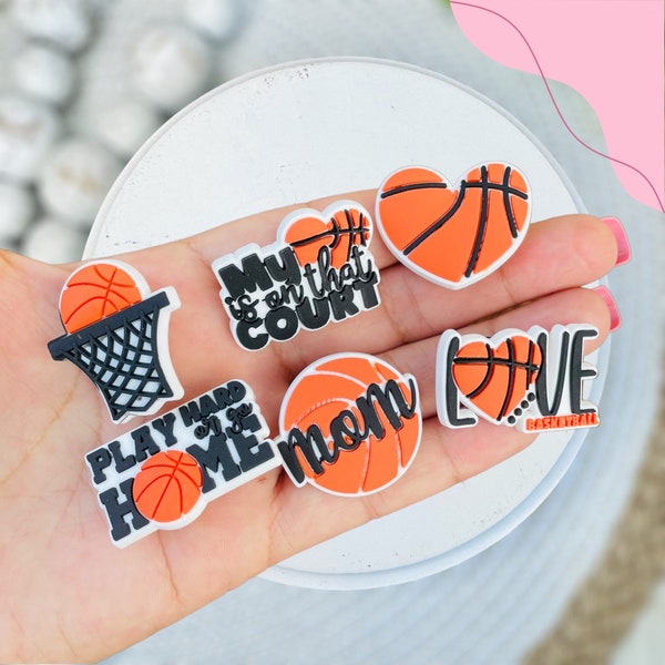 Basketball Charms, Sport charms , Basketball mom charms, Shoe Charms, Gifts for her, Gifts for him