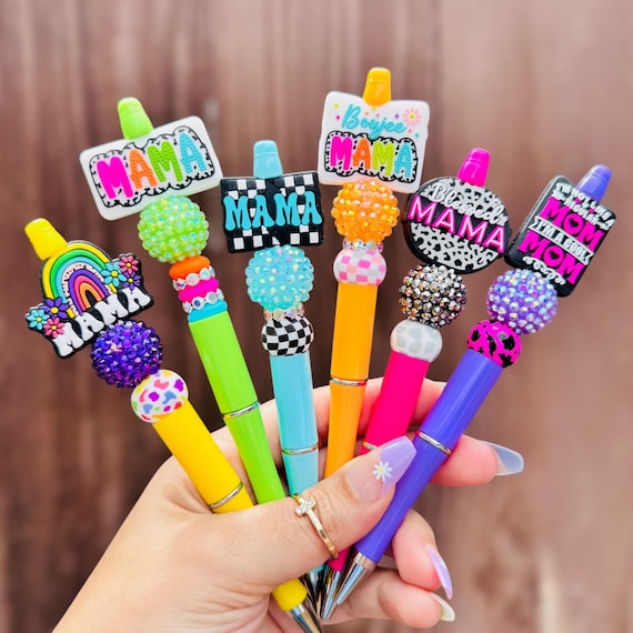 Mama Gifts, Mama Pens , Beaded Pens , Mom Gifts, Mother’s Day Gifts