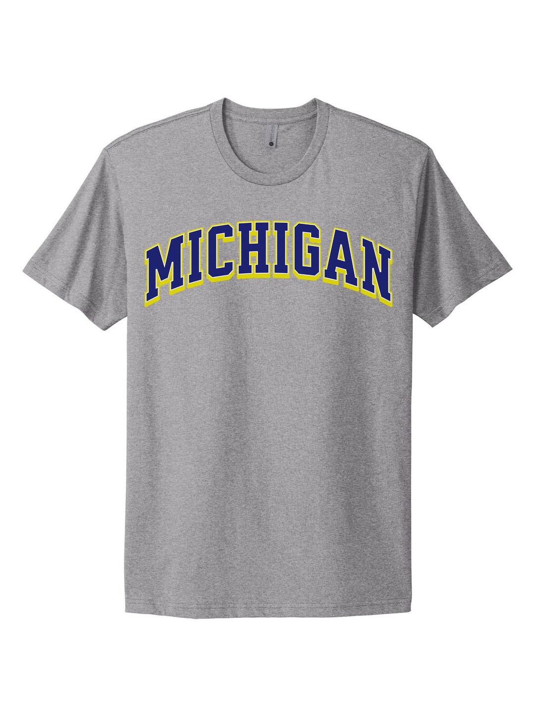 Michigan Short Sleeve Tshirt Football Fan Football Shirt Etsy