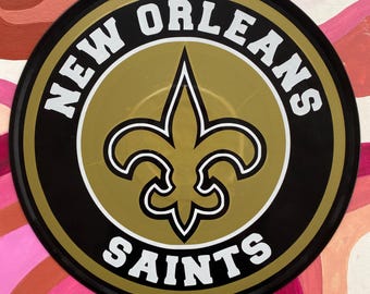 New Orleans Saints Handcrafted Vinyl Record Wall Art Decor