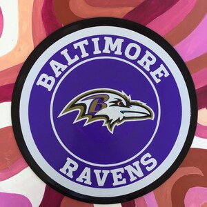 Baltimore Ravens Handcrafted Vinyl Record Wall Art Decor