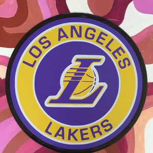 Los Angeles Lakers Handgefertigte Schallplatte Wand Kunst Dekor