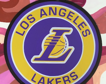 Los Angeles Lakers Handgefertigte Schallplatte Wand Kunst Dekor