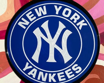 New York Yankees Handcrafted Vinyl Record Wall Art Decor
