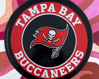 Tampa Bay Buccaneers Handgefertigte Schallplatte Wand Kunst Dekor