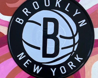 Brooklyn Nets Handgefertigte Schallplatte Wand Kunst Dekor
