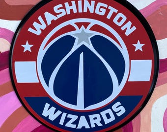Washington Wizards Handgefertigte Schallplatte Wandkunst Dekor