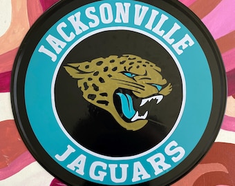 Jacksonville Jaguars Handgefertigte Schallplatte Wand Kunst Dekor
