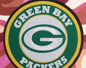 Green Bay Packers Handgefertigte Schallplatte Wand Kunst Dekor