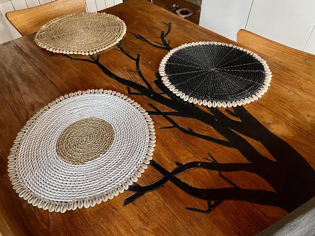 Placemat With Shells 3 Colors Etsy