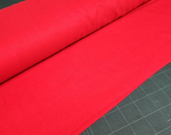 Scarlet Superfine Broadcloth (100% pure wool)