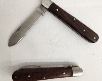 Wooden Handled Folding Knife