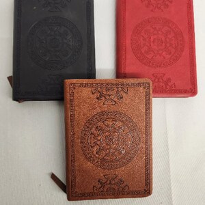 Leather Bound Notebook - Embossed