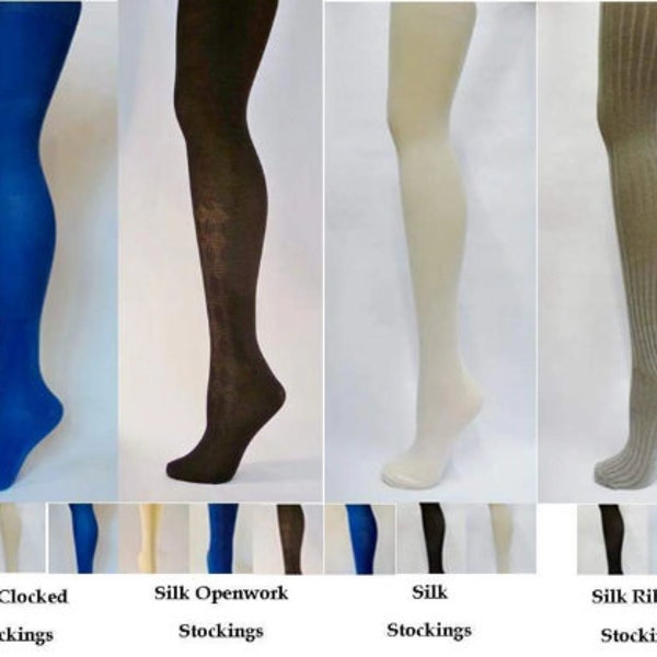 Clocked Silk Stockings