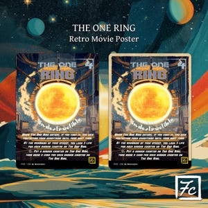 The One Ring ~ Retro Movie Poster