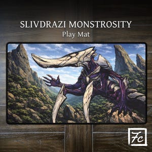 Tapete de juego de cartas Slivdrazi Monstruosidad