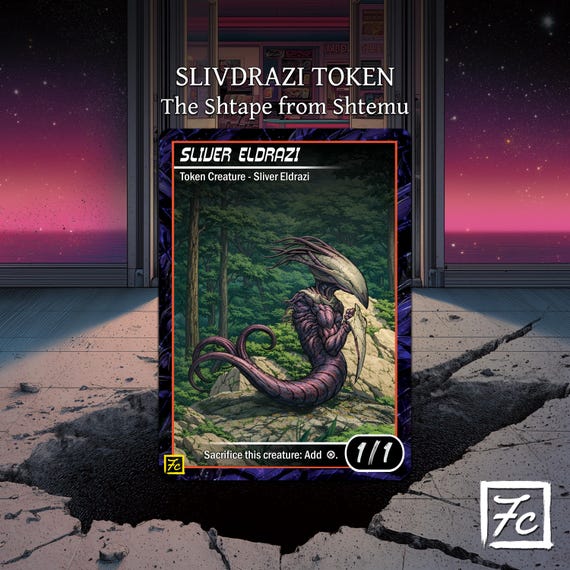 Slivdrazi Monstrosity + Token ~ the Shtape From Shtemu - Etsy