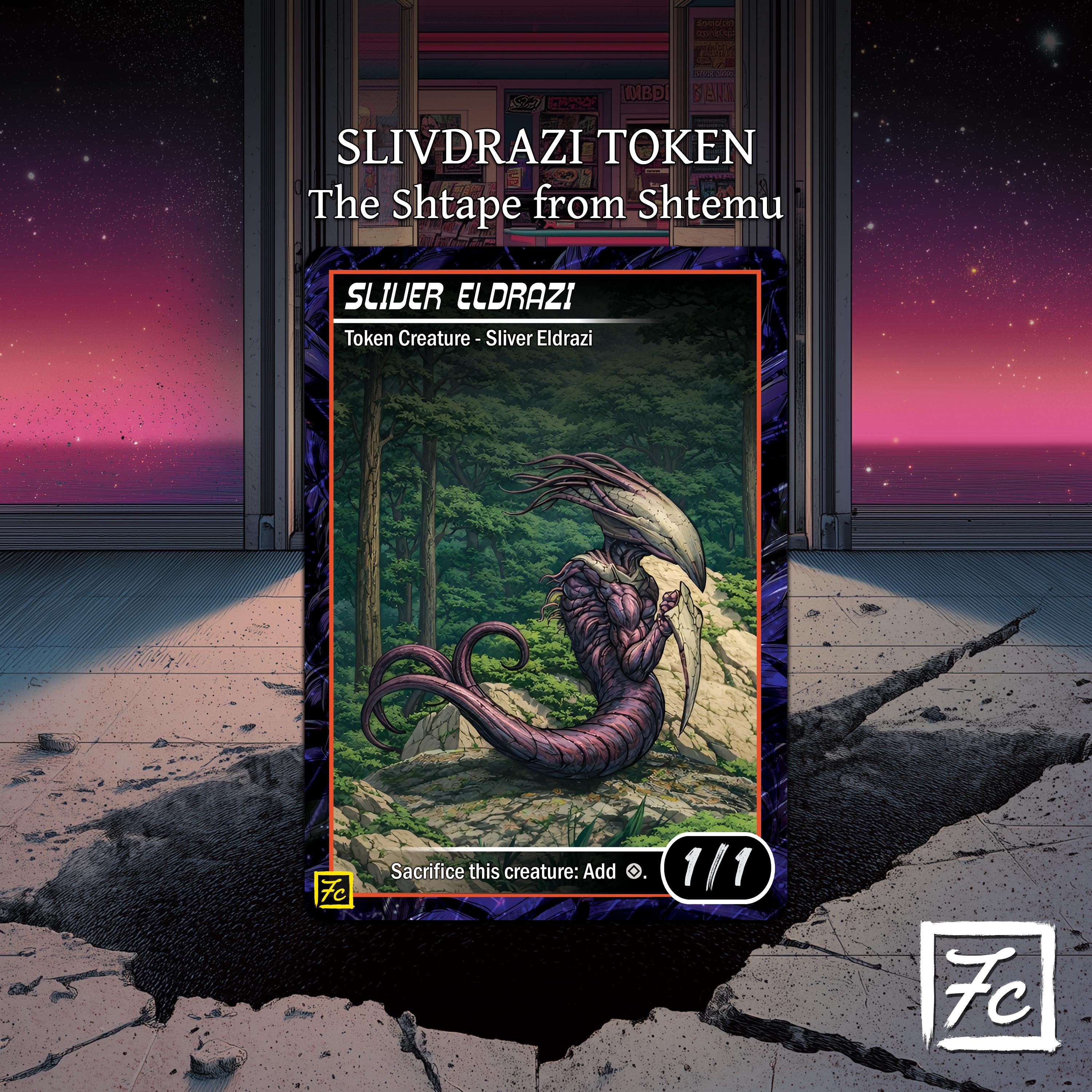 Slivdrazi Monstrosity + Token ~ the Shtape From Shtemu - Etsy