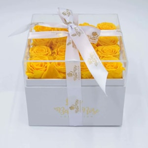 Bella Rose Collection  Acrylic Top Rose  Box 16 Count,