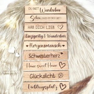 Gravierte Klötzchen, Holzrohling, Liebe, Basteln, Easy Sticks, Klötzchen Deko, Holzklötzchen, Klötzchen Ostern, Klötzchenmann, Raysin,Rub On