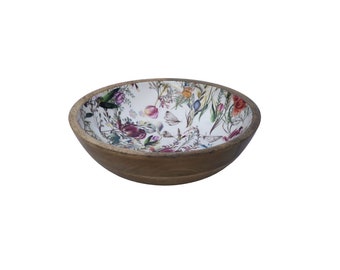 Elegant Hand Carved Enameled Bowl Style# A-18