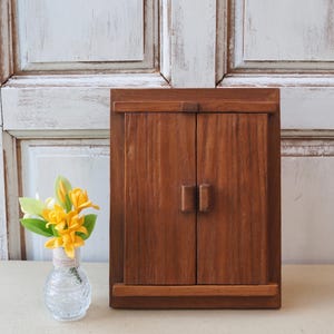 Teak wooden vanity mirror | Country style vanity mirror |Rustic Wooden Home Accessory |Housewarming gifts,vintage style vanity mirror